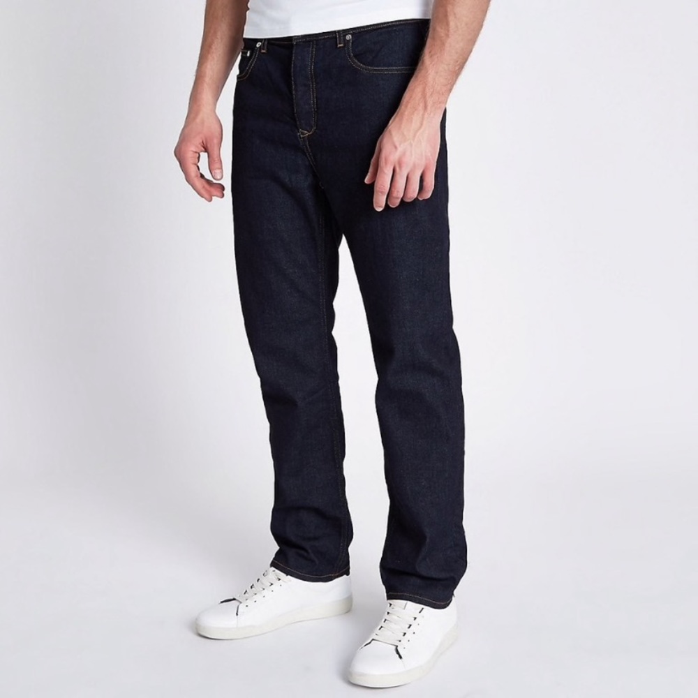 River Island Straight Leg Jean Men Sz 38x32